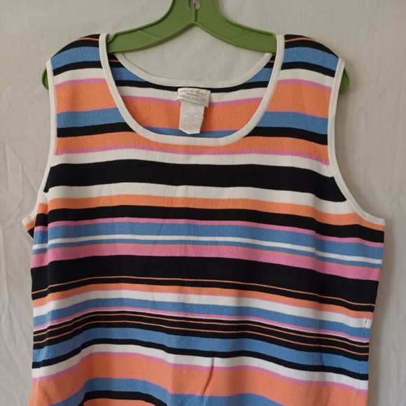 Women's Multicolor Cardigan and Tank combo - Picture 6 of 8